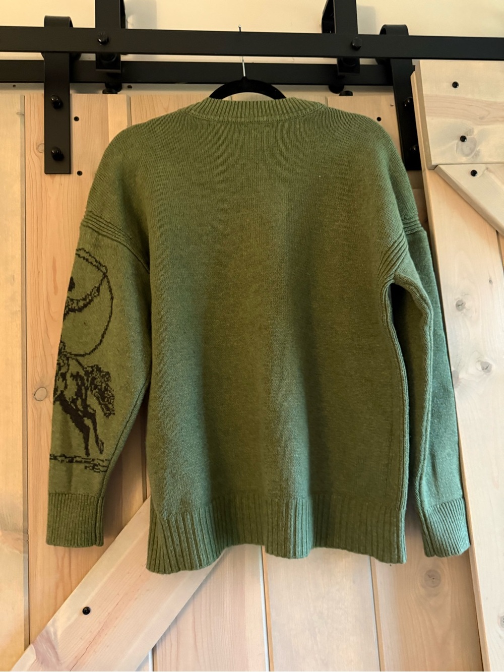 NWOT Maeve Oversize Rodeo Graphic Crewneck Sweater - Picture 8 of 8